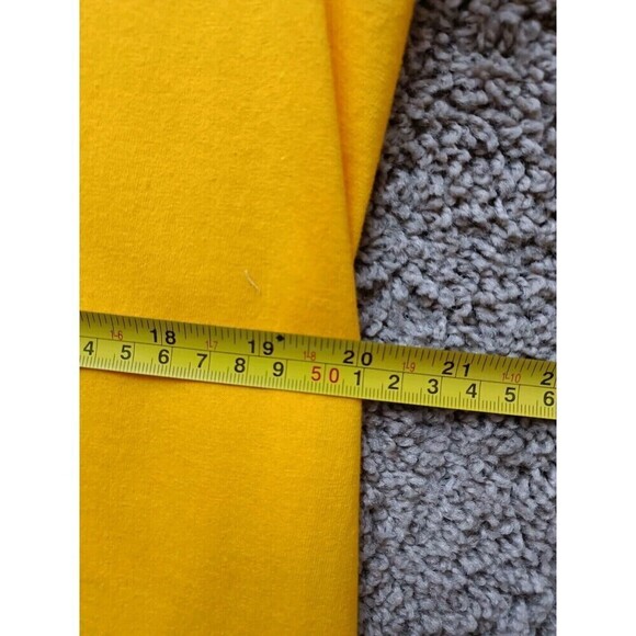 The Simpsons T-Shirt Men's Size Large Double Graphic Yellow Short Sleeve - Picture 8 of 9